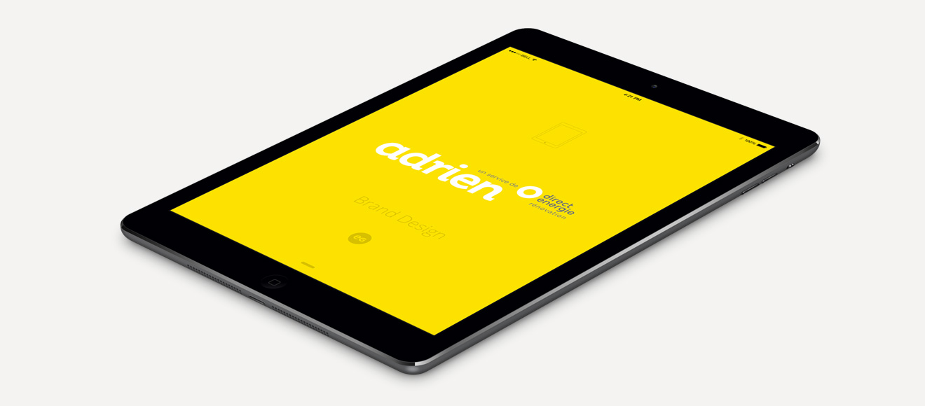 creation d'une identite visuelle pour direct energie