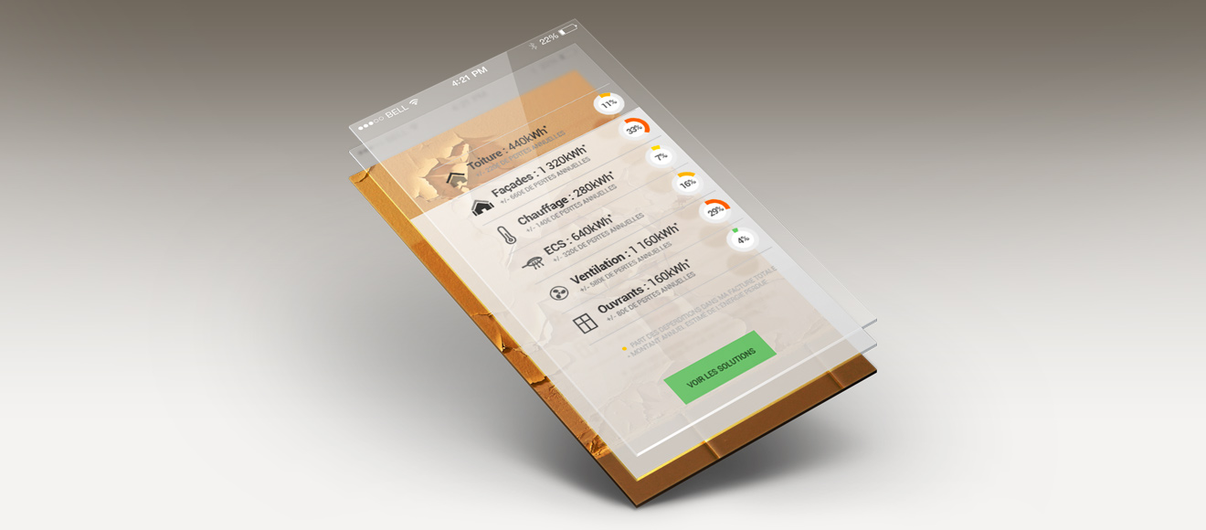 creation d'un parcours sur le web pour l'applicaiton adrien